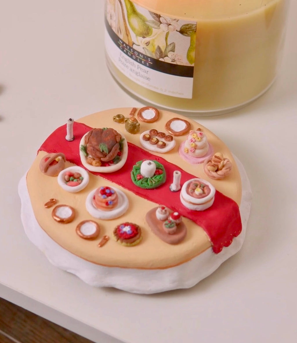 Christmas Decor Piece - Handmade Clay Gift