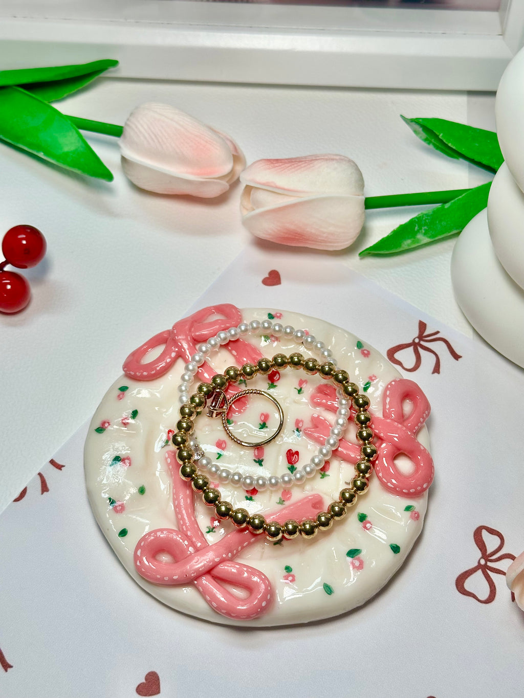 Trinket Dish for Jewelry - Tulip