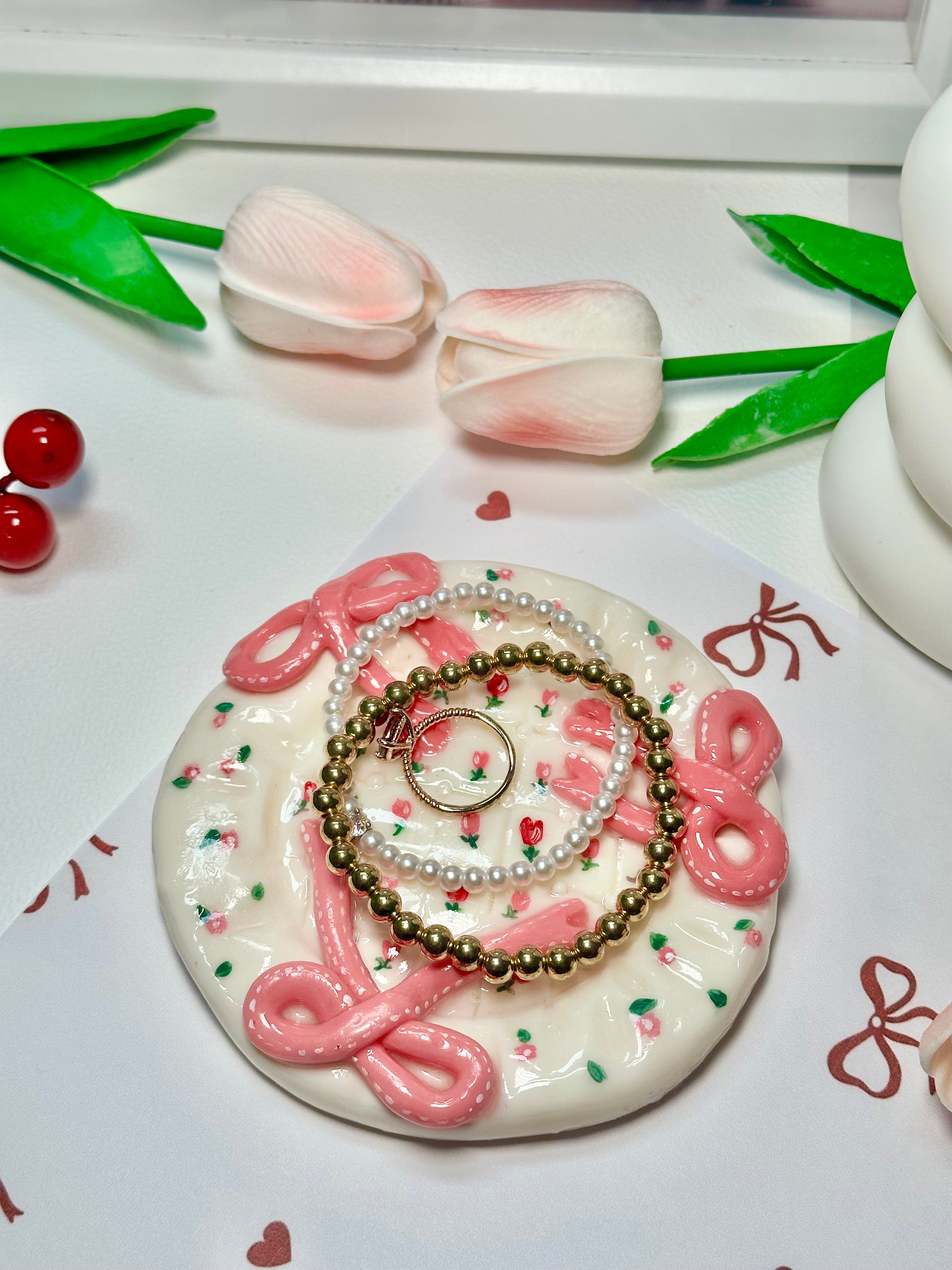 Trinket Dish for Jewelry - Tulip