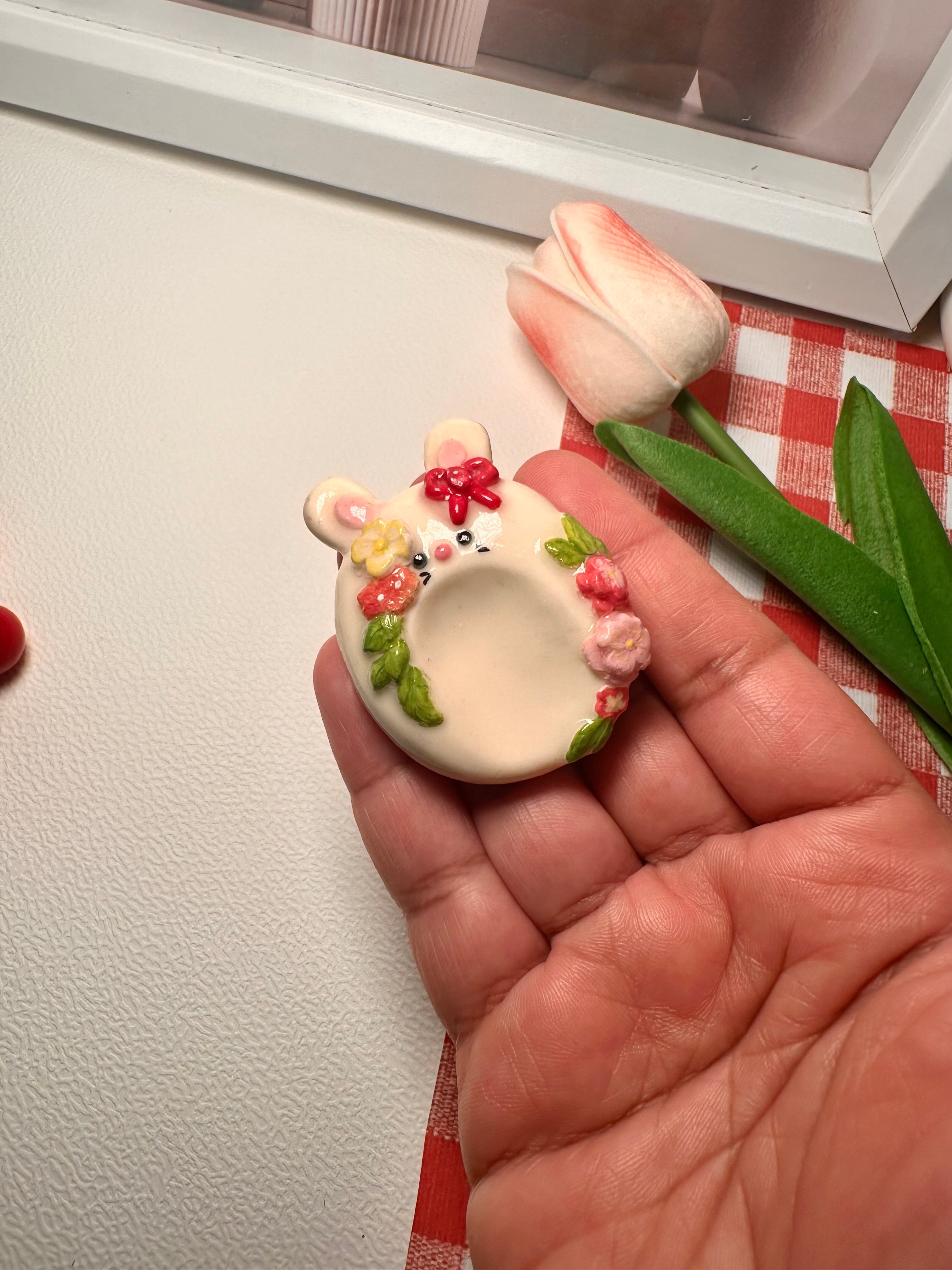 Worry Stones - Bunny editions Rose/Sunflower