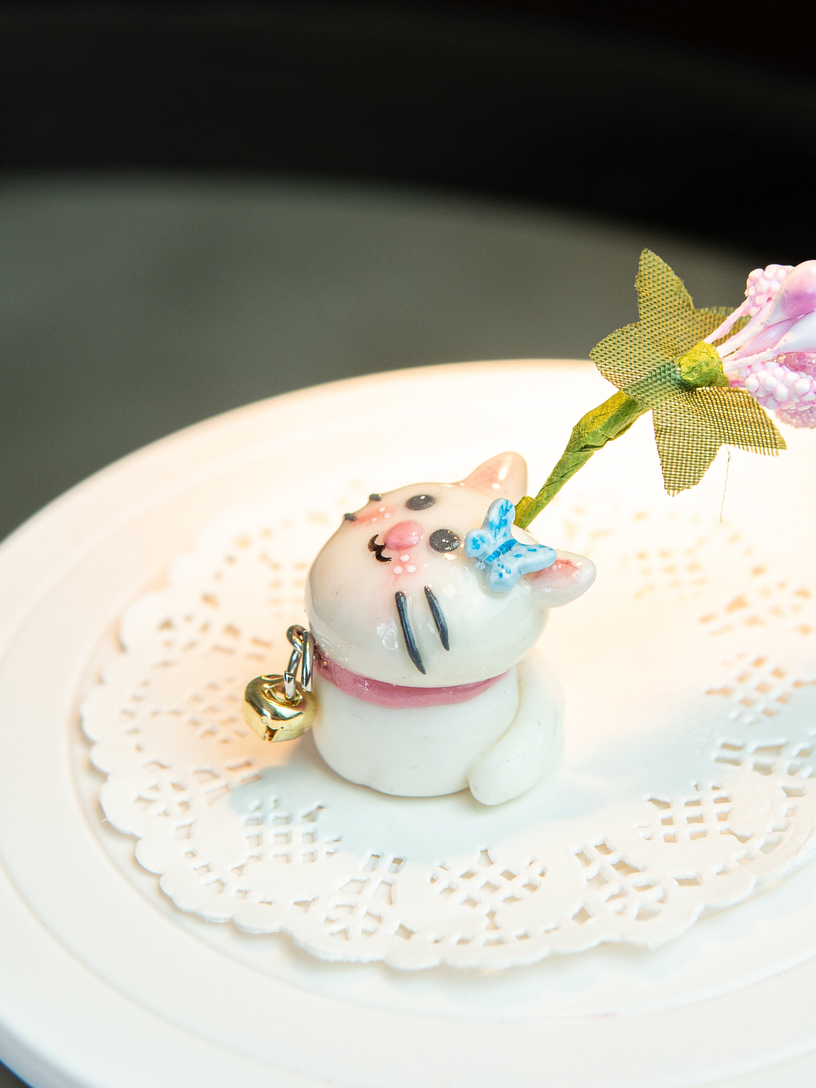 Cute Mini Cat Flower Vase - Home Desk Buddy 🌸🐱