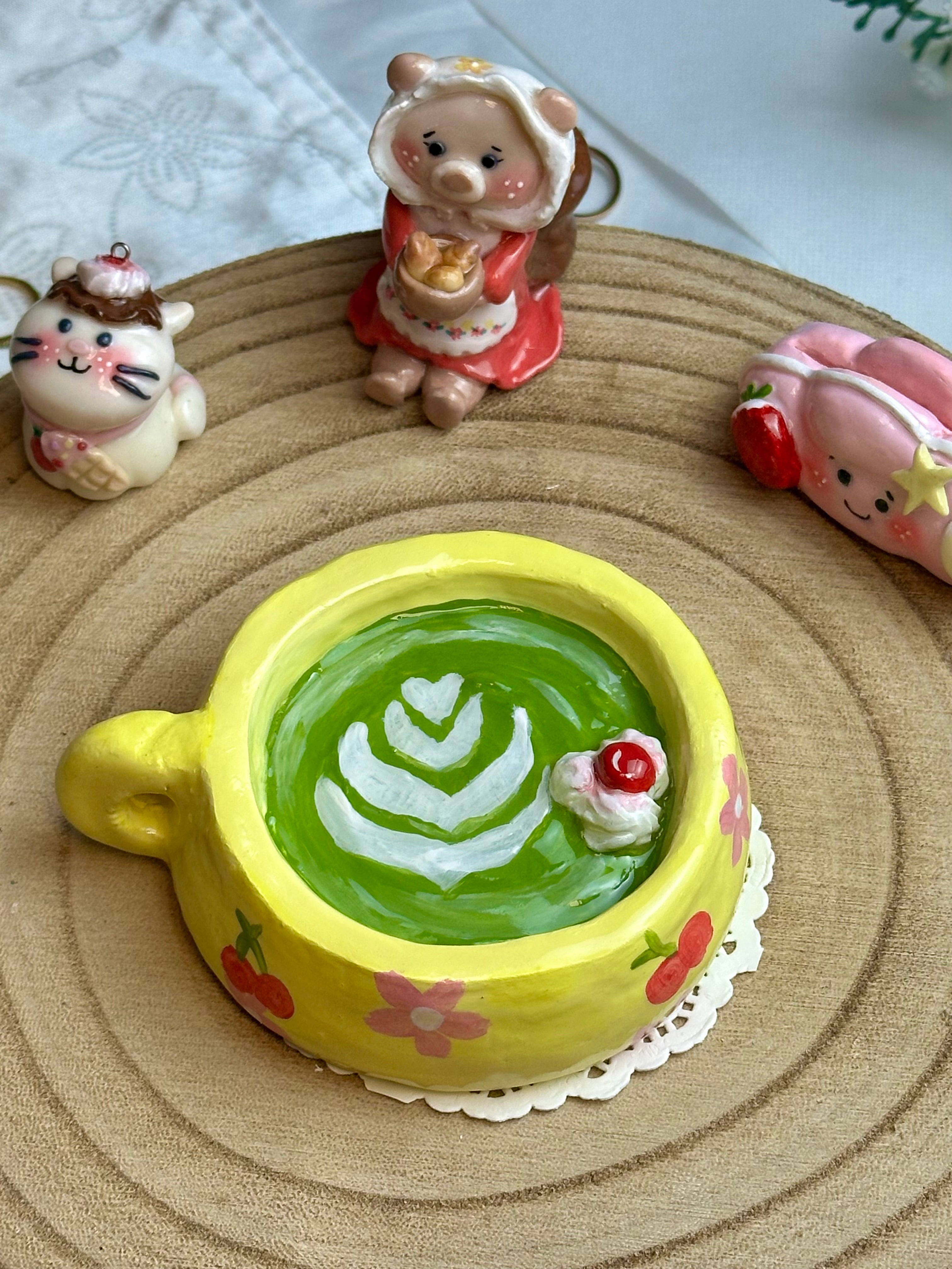 Buttercup Matcha Ringholder 🍵💍- Trinket Dish