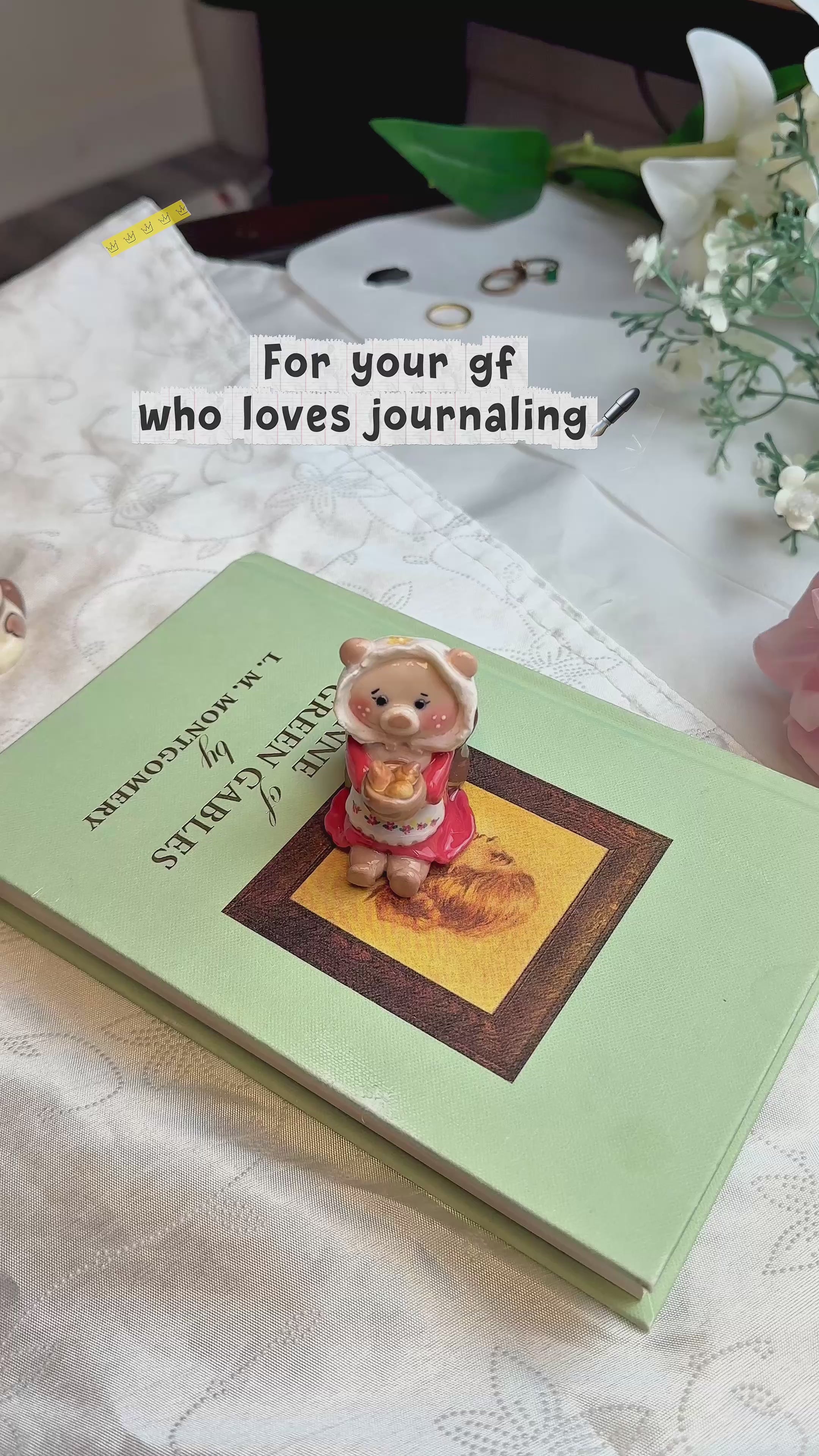 ButterBun Bear Pen Holder🧸🥐Cute Desk Stationery🖋️